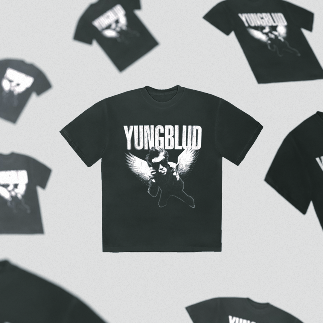 Yungblud VINTAGE WASH WINGS  T-Shirt 357927