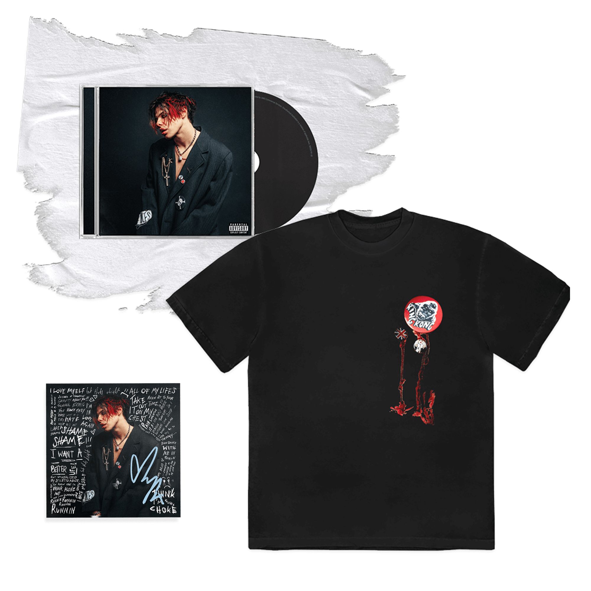 Yungblud YUNGBLUD Standard CD + T-Shirt + Signed Card 226795