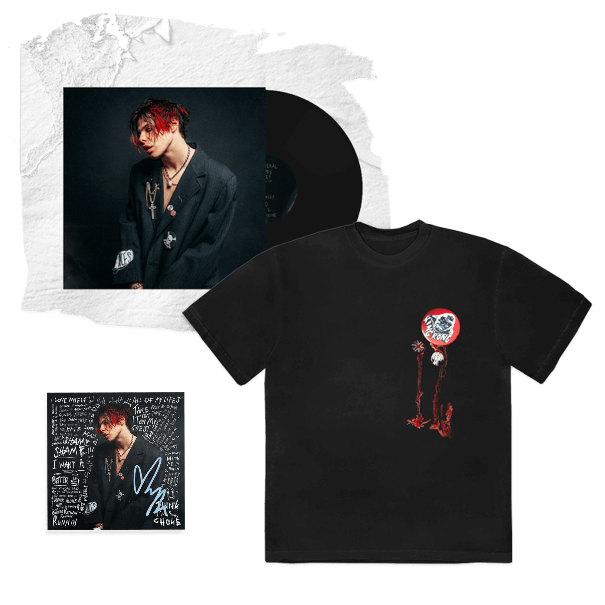 Yungblud YUNGBLUD Standard Vinyl LP + T-Shirt + Signed Card 226816