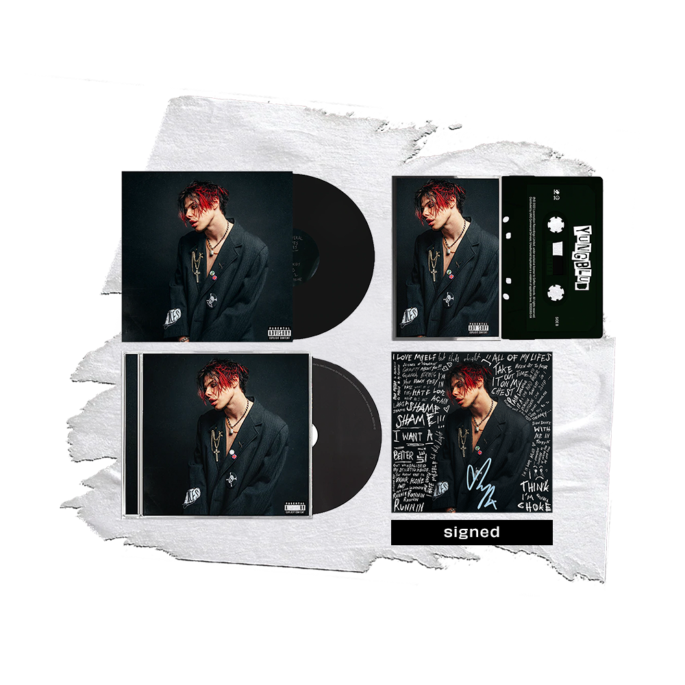 Yungblud YUNGBLUD Vinyl + CD + MC + Art Card Signed by Yungblud 37494