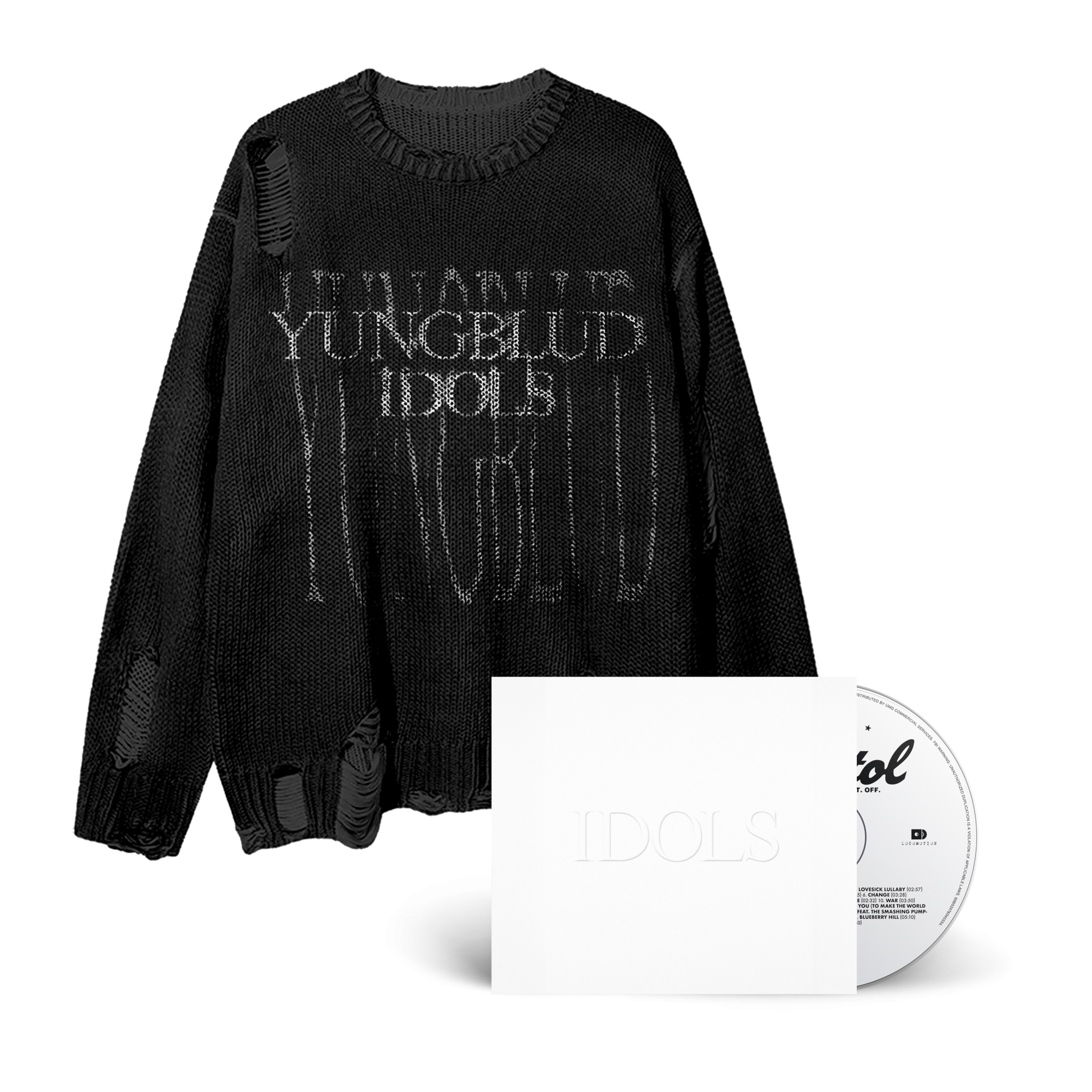 Yungblud Idols (Complete) CD +Knit Sweater Bundle Exclusive CD-Bundle 436601