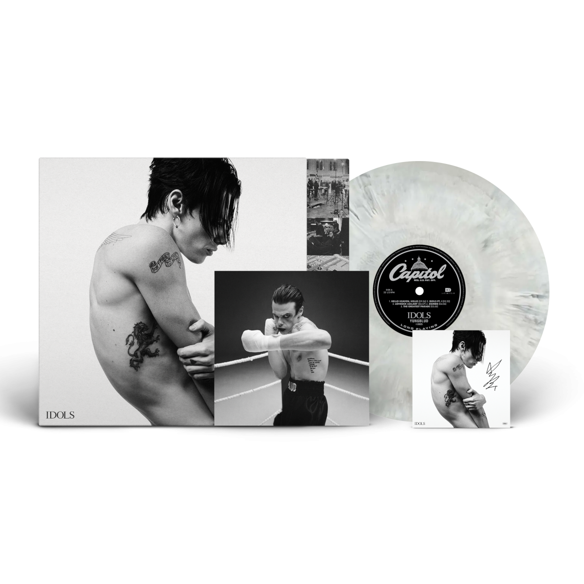 Yungblud Idols “Distant Smoke” Marble Vinyl + Signed Art Card “Distant Smoke” Marble Vinyl + Signed Art Card 408221