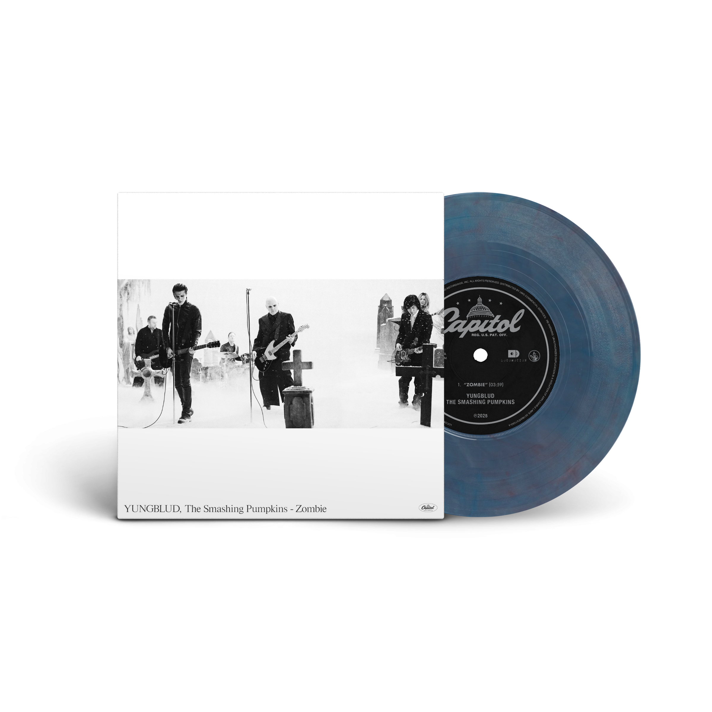 Yungblud & The Smashing Pumpkins Yungblud, The Smashing Pumpkins – Zombie Blue Marble 7” Vinyl 7” Vinyl 433651